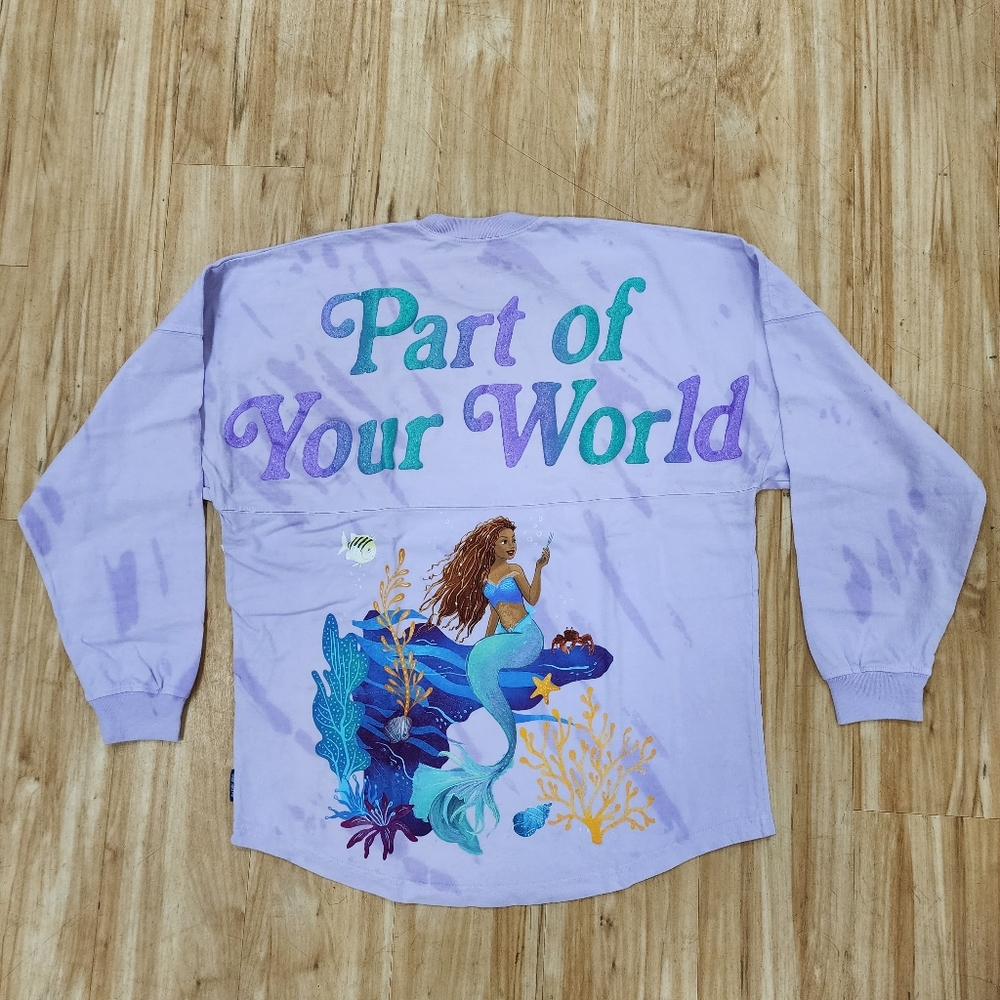 NWT! Disney Parks - Little Mermaid Ariel Part of Your World Spirit Jersey | S - Picture 4 of 11